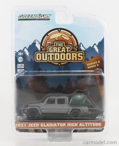 Greenlight - Jeep Gladiator Pick-Up 2021 - The Great Outdoors Grey Met