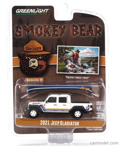 Greenlight - Jeep Gladiator Pick-Up 2021 - Smokey Bear White