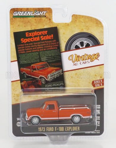 Greenlight - FORD USA F-100 PICK-UP EXPLORER 1973 LIGHT BROWN