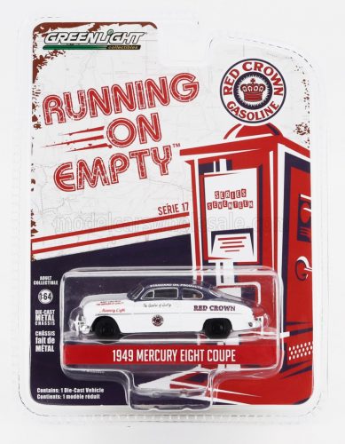 Greenlight - MERCURY EIGHT COUPE RACING 1949 WHITE BLUE