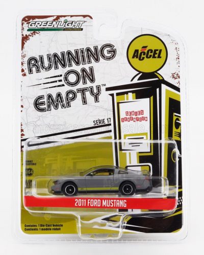 Greenlight - FORD USA MUSTANG COUPE HOLLEY ACCEL IGNITION 2011 GREY YELLOW