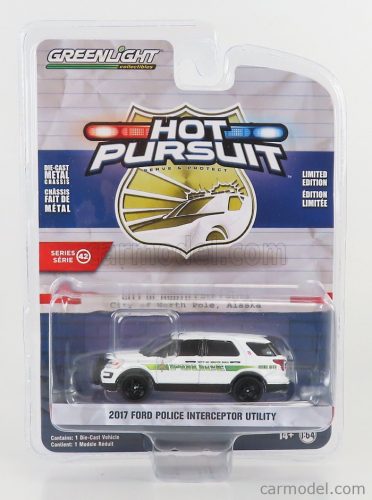 Greenlight - Ford Usa Utility Police Interceptor 2017 White