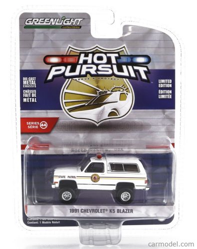 Greenlight - Chevrolet K5 Blazer North Dakota Police 1991 White