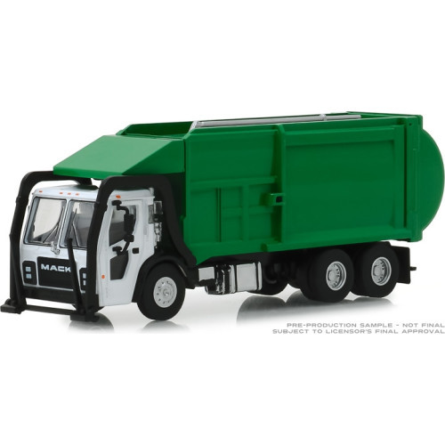 GREENLIGHT - 2019 Mack LR Refuse Truck Solid Pack - S.D. Trucks Series 6 - GREENLIGHT