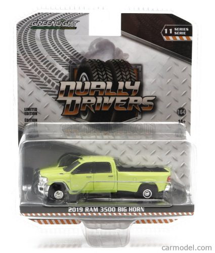 Greenlight - Dodge Ram 3500 Pick-Up Double Cabine Big Horn 2019 Yellow