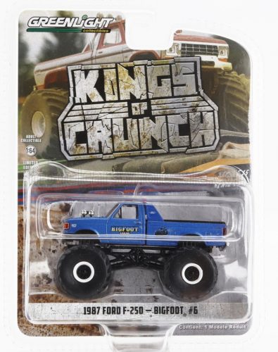 Greenlight - FORD USA F-250 PICK-UP MONSTER TRUCK BIGFOOT 1987 BLUE