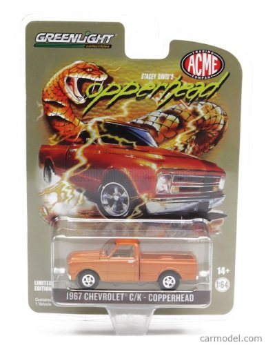 Greenlight - Chevrolet Stacey David'S C/K Pick-Up 1967 Copper Met