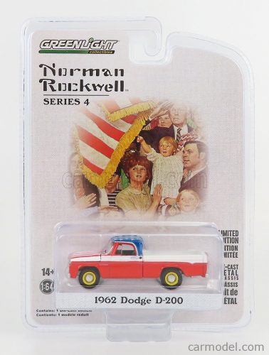 Greenlight - Dodge D-200 Pick-Up 1962 Red White Blue