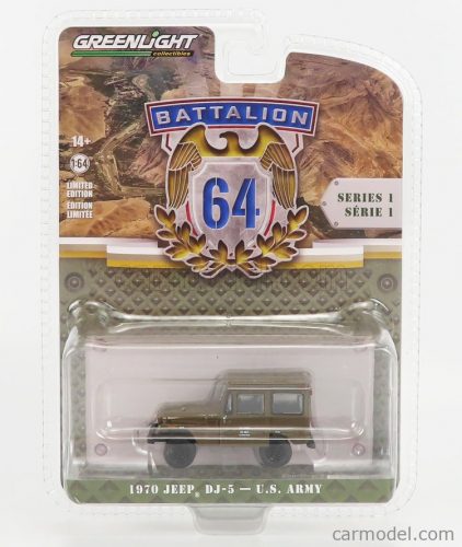 Greenlight - Jeep Dj-5 Usa Army 1970 Military Green