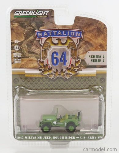 Greenlight - Jeep Willys Mb Us Army 1942 Military Green