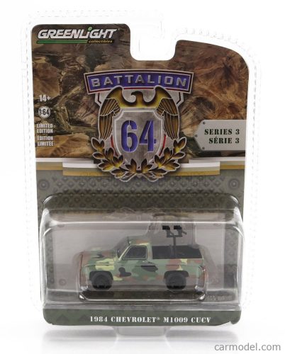 Greenlight - Chevrolet M1009 Pick-Up Cucv Us Army 1984 Military Camouflage