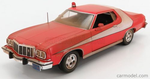 Greenlight - Ford Usa Gran Torino Coupe Weathered Version 1976 - Starsky & Hutch Red White