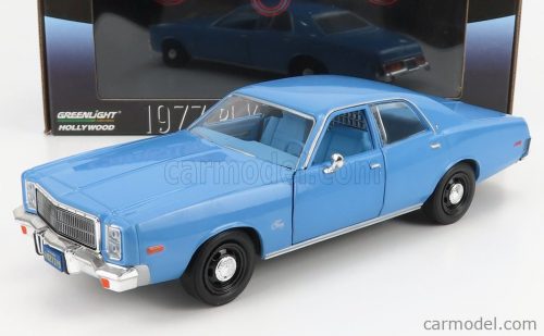 Greenlight - Plymouth Fury 1977 - Christine Movie - Detective Rudolph Junkins Light Blue