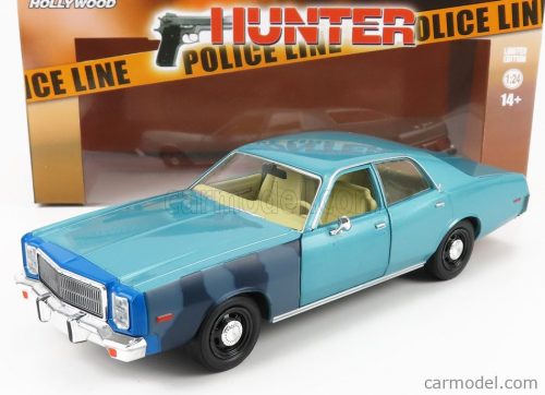 Greenlight - Plymouth Fury Police 1977 - Hunter Blue