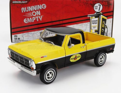 Greenlight - FORD USA F-100 PICK-UP PENNZOIL 1969 BLACK YELLOW