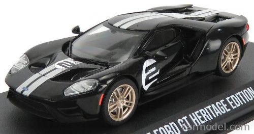 Greenlight - Ford Usa Gt N 2 Heritage Edition 2019 Black Silver