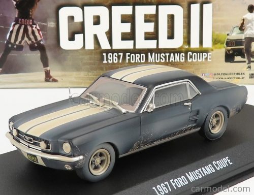 Greenlight - Ford Usa Mustang Coupe 1967 - Adonis Creed'S Ii Matt Black