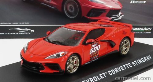 Greenlight - Chevrolet Corvette C8 Offical Pace Car Indianapolis 500 Mile Race 2020 Red