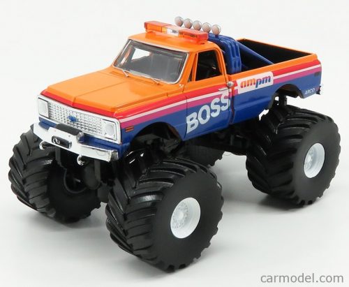 Greenlight - Chevrolet K-10 Bigfoot Monster Truck Boss 1972 Orange Blue