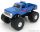 Greenlight - Chevrolet K-10 Bigfoot Monster Truck Exterminator 1972 Blue Met