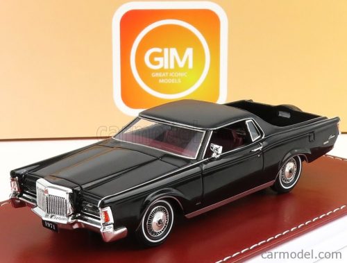 Great-Iconic-Models - Lincoln Continental Mark Iii Farm And Ranch 1971 Black