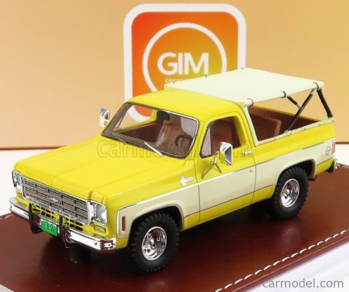 Great-Iconic-Models - Chevrolet Blazer K5 1973 Open Top Yellow White