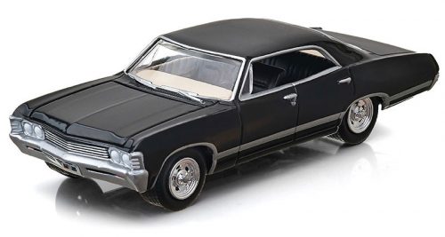 Greenlight - 1:64 1967 Chevrolet Impala Sport Sedan - Tuxedo Black (Hobby Exclusive)