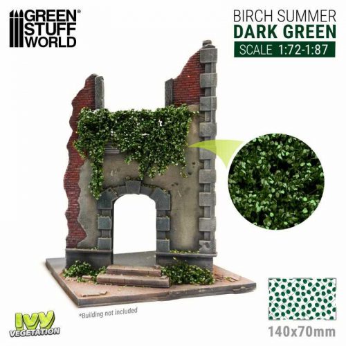 Green Stuff World - Ivy Foliage - Dark Green Birch - Small (1:72-1:87)