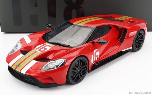 Gt-Spirit - Ford Usa Gt Heritage Edition N 16 Alan Mann 2022 Red Gold