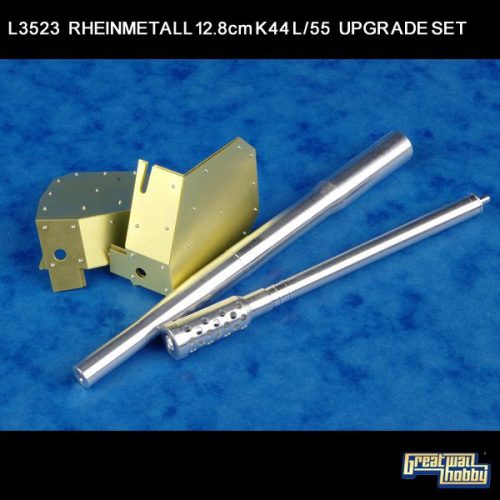 Great Wall Hobby - 1/35 Upgrade Set for WWII German Rheinmetall 12.8cm K44 L/55 Anti-Tank Gun                          