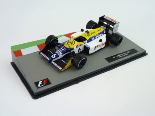 Hachette - 1:43 Williams - F1 Honda FW11B #6 Nelson Piquet Season 1987 World Champion - Hachette