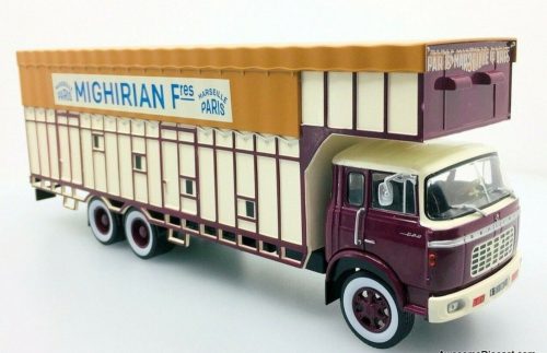 Hachette - 1:43 Berliet GPRK10 Mighirian Freres 1968, Dark Red/Beige - HACHETTE