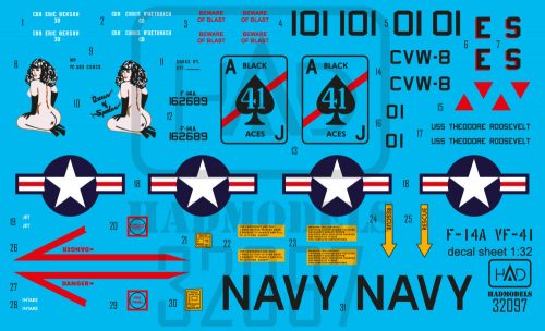 HAD models - F-14A Desert Storm Queen of spades