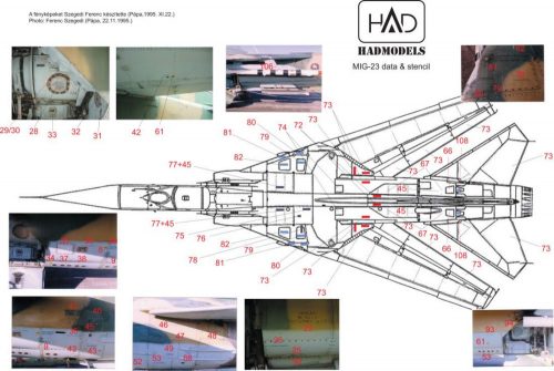 Had models - MiG-23 Hungarian