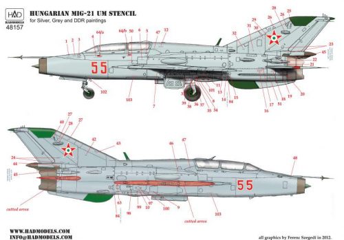 Had models - MiG-21 UM HUnAF