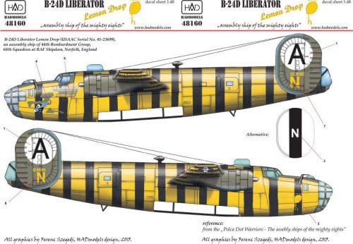 Had models - B-24D Lemon DropUSAAC decal sheet 1:48