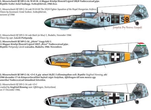 Had models - Messerschmitt Bf 109G-14decal sheet 1:48