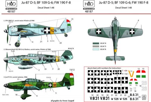 Had models - FW 190 F-8 Bf 109 G-6