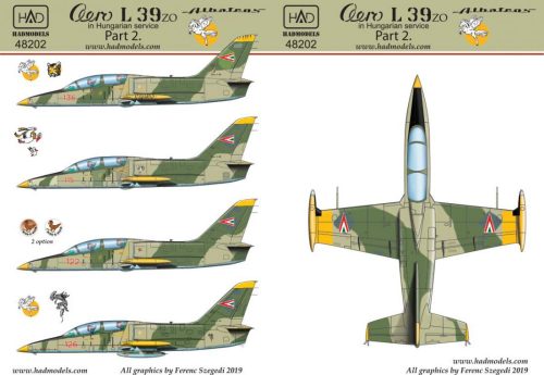 Had models - Aero L-39 ZO HungarianPart  2 decal sheet 1:48