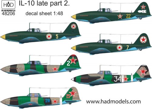 Had models - Il-10 part 2 decal sheet1:48