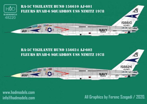 Had models - RA-5C Vigilante USS