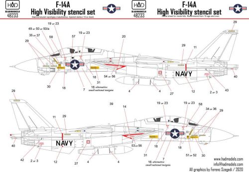 Had models - F-14A high Visibility