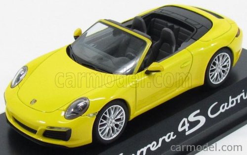 Herpa - Porsche 911 991 4S Cabriolet 2015 Yellow