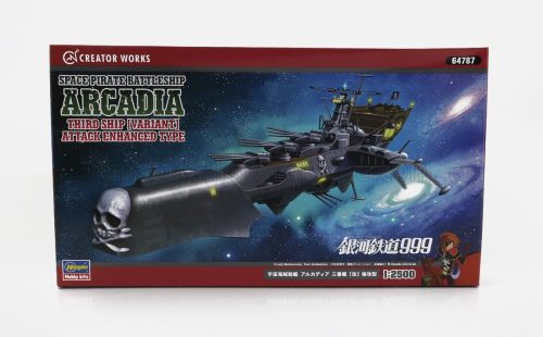 Hasegawa - TV SERIES SPACE PIRATE BATTLESHIP ARCADIA THIRD SHIP ATTACK ENHANCED TYPE CAPTAIN HARLOCK /