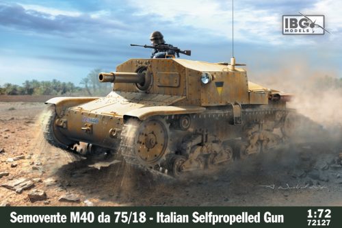 IBG - 1/72 Semovente M40 da 75/18 - Italian 75mm Selfpropelled Gun