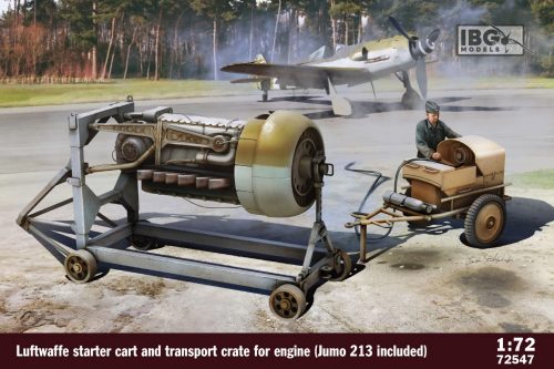 IBG - 1/72 Luftwaffe Starter car and Transport Crate for engine (Jumo 213 included)