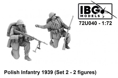 IBG - 1/72 Polish Infantry 1939 Set 2 (3d printed - 2 figures)