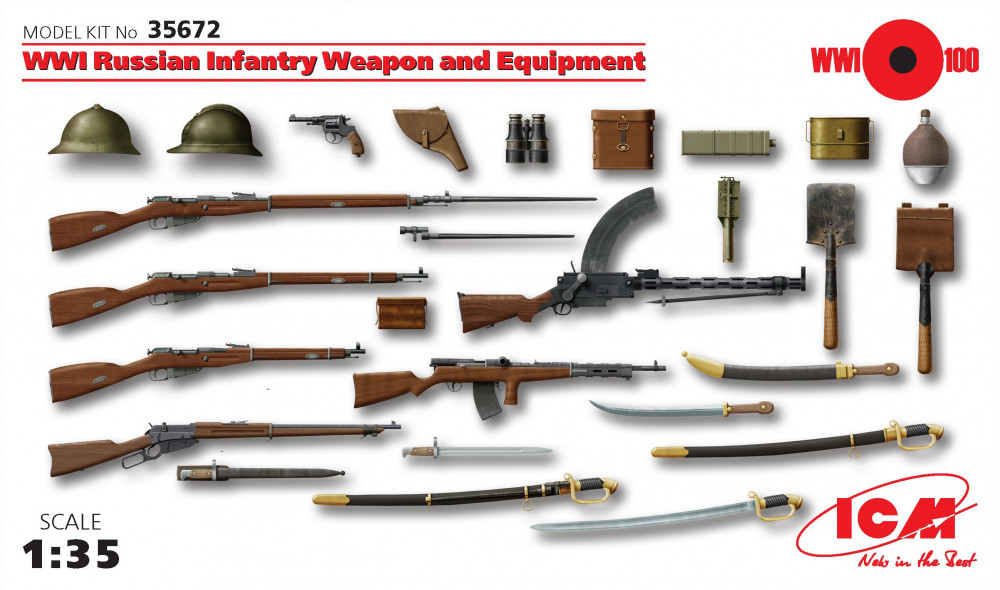 Icm Wwi Russian Infantry Weapon And Equipment Megamaketthu