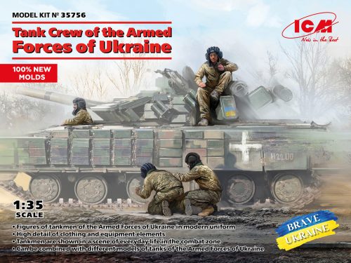 ICM - 1:35 ICM Tank Crew of the Armed Forces of Ukraine (100% new molds)