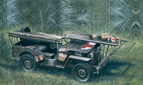 Italeri - 1/4 Ton. 4X4 Ambulance Jeep ( 0326 )